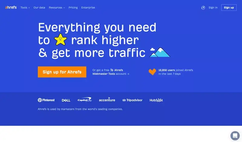 Ahrefs - AI Brand Marketing Tools