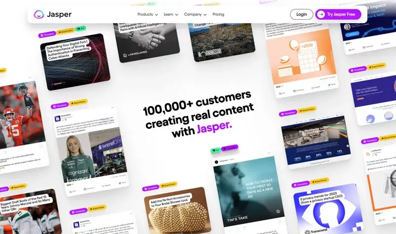 Jasper.io AI Marketing Tools