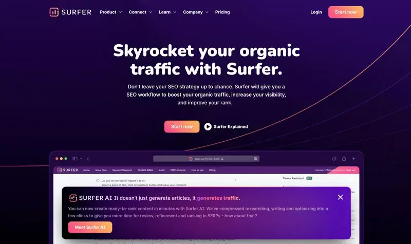 SurferSEO AI Marketing Tools