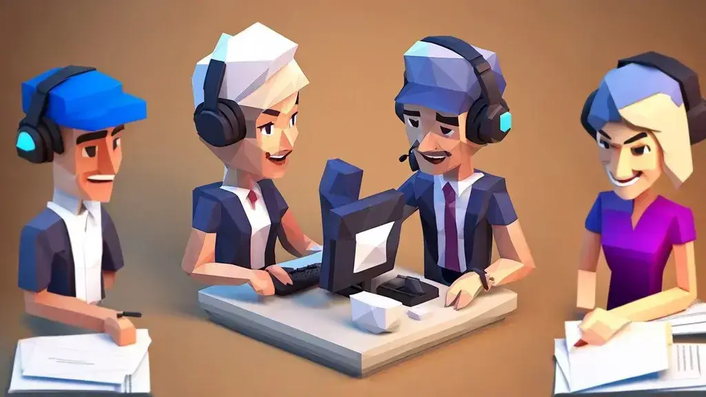 A customer service team providing exceptional customer experience