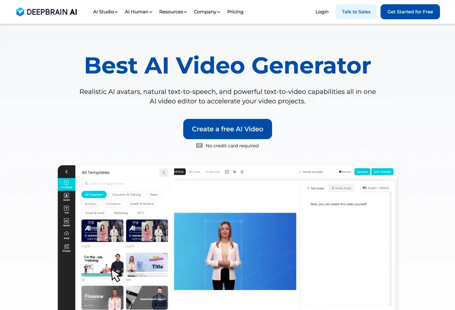DeepBrain.io: Review of AI Video Generator and Avatars