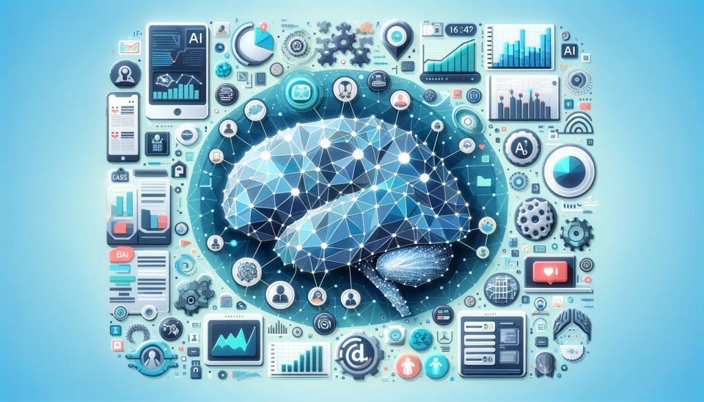 Visual representation of AI techniques enhancing marketing personalization