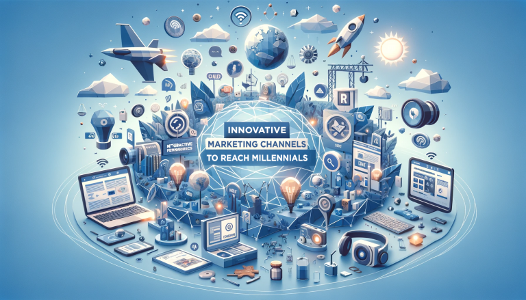 Image that represents the concept of Innovative Marketing Channels to Reach Millennials in 2024.