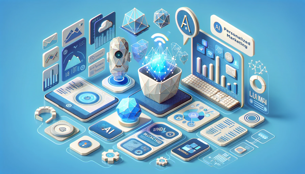 Futuristic trends in AI and personalized marketing landscape.