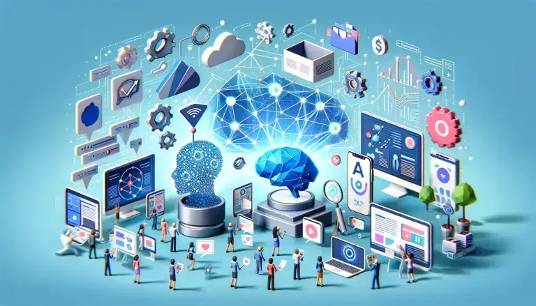 AI-driven technologies optimizing marketing campaigns for improved engagement and conversions.