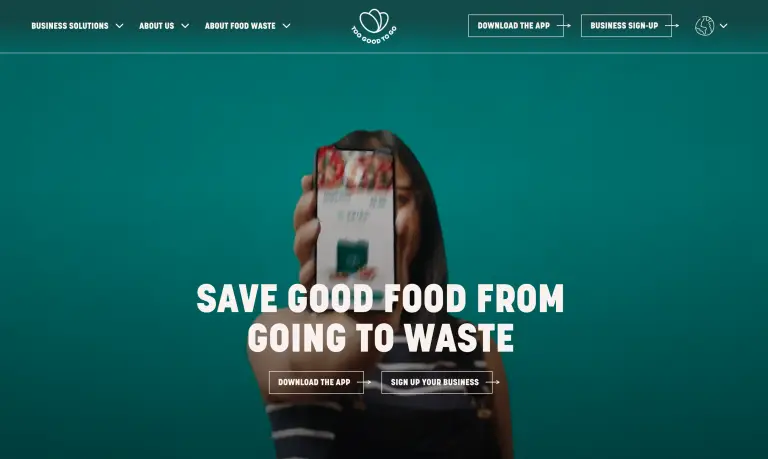 toogoodtogo.com website