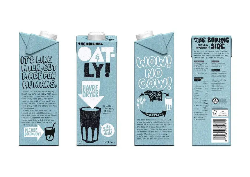 Oatly’s Minimalistic Design